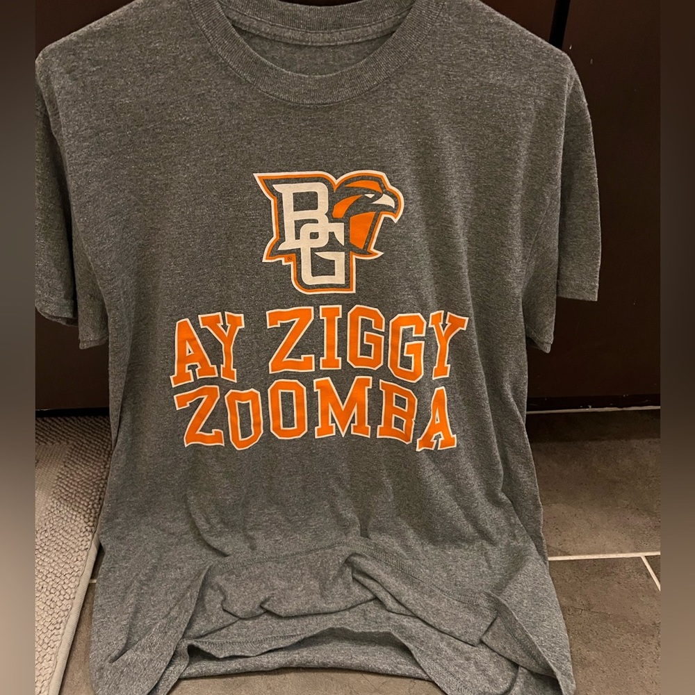 Gray Ay Ziggy Zoomba shirt from BGSU
